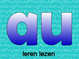Leren lezen letter au