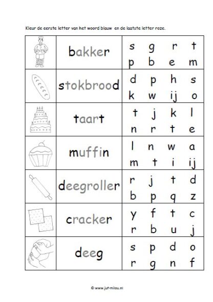 Bakker - 14 Taalwerkbladen - Afbeelding 4
