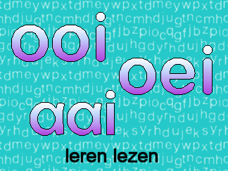 Leren lezen combinatieboekje aai ooi oei