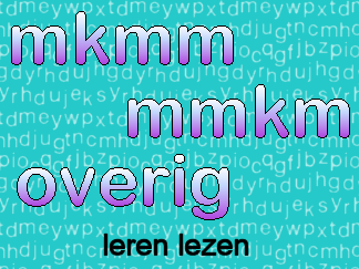 Leren lezen combinatieboekje mmkm mmkm overig