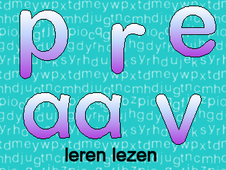 Leren lezen combinatieboekje p aa r e v