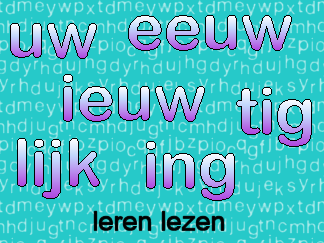 Leren lezen combinatieboekje uw eeuw ieuw tig lijk ing