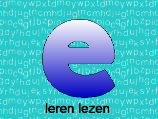 Leren lezen letter e