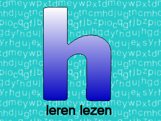 Leren lezen letter h