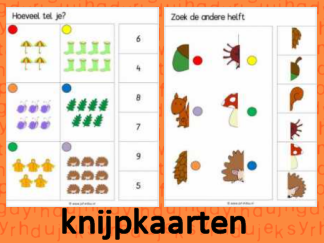 Herfst - 9 Knijpkaarten