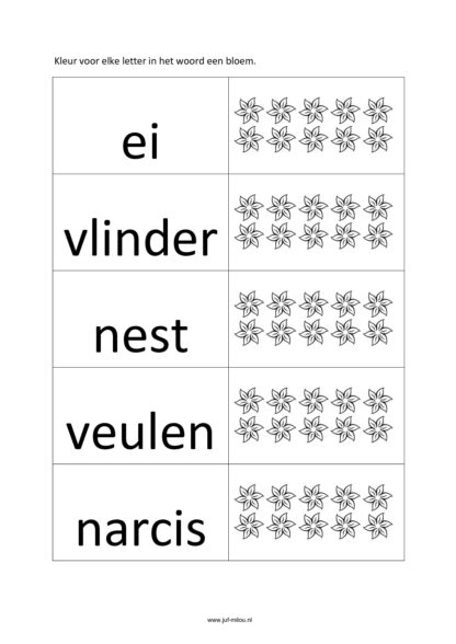 Lente - 20 Rekenwerkbladen - Afbeelding 4