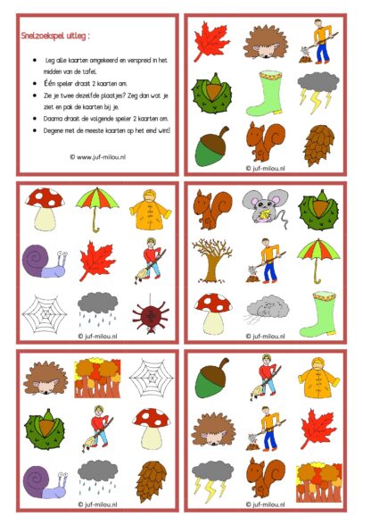 Herfst - 6 Spelletjes - Afbeelding 5