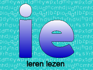 Leren lezen letter ie