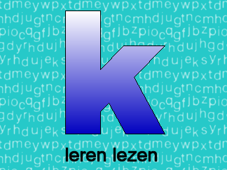 Leren lezen letter k