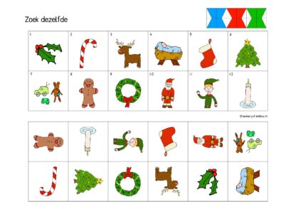 Kerstmis - 12 Loco & Knijpkaarten - Afbeelding 5