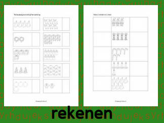 Kerstmis - 20 Rekenwerkbladen