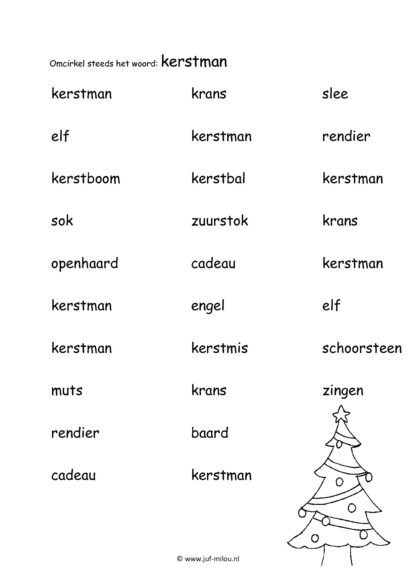 Kerstmis - 18 Taalwerkbladen - Afbeelding 5