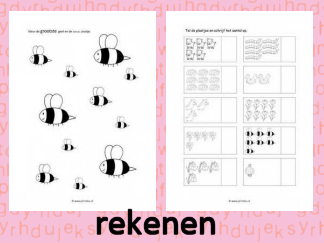 Lente - 20 Rekenwerkbladen