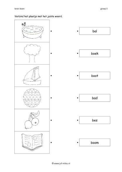Leren lezen letter b - Afbeelding 5