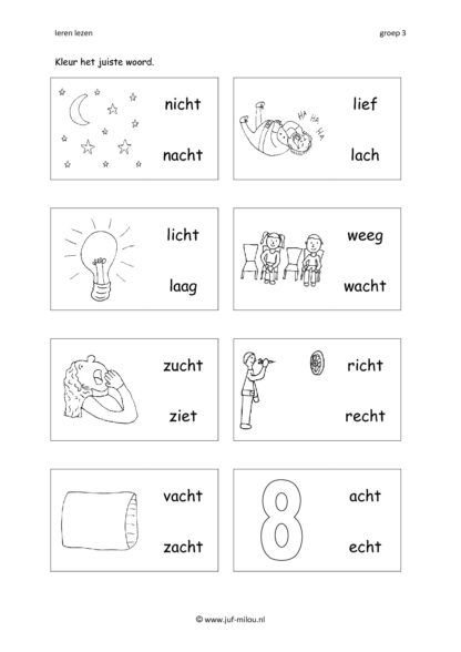 Leren lezen combinatieboekje ch sch - Afbeelding 2