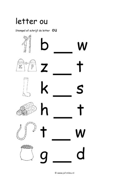Leren lezen combinatieboekje eu ie l ou uu - Afbeelding 5