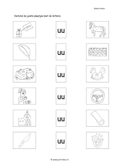 Leren lezen combinatieboekje eu ie l ou uu - Afbeelding 6