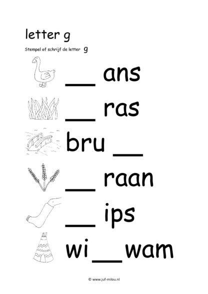 Leren lezen combinatieboekje g au ui f ei - Afbeelding 2
