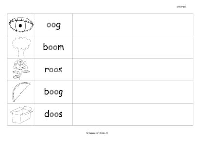 Leren lezen combinatieboekje n t ee b oo - Afbeelding 6