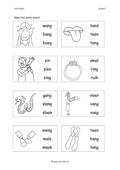 Leren lezen combinatieboekje ng nk - Afbeelding 2