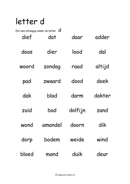 Leren lezen letter d - Afbeelding 4