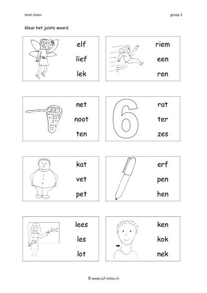 Leren lezen letter e - Afbeelding 6