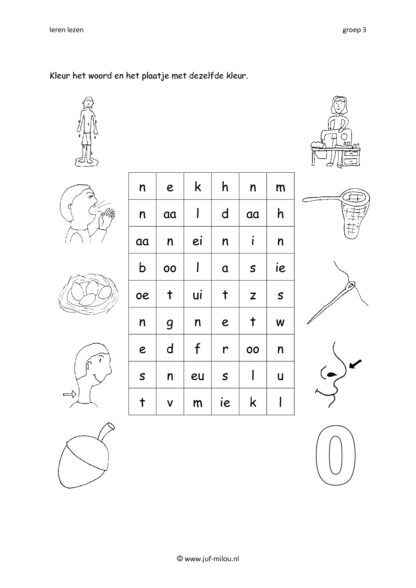 Leren lezen letter n - Afbeelding 6