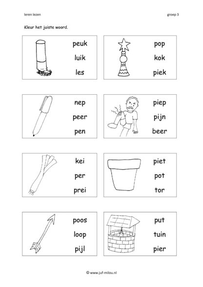 Leren lezen letter p - Afbeelding 6