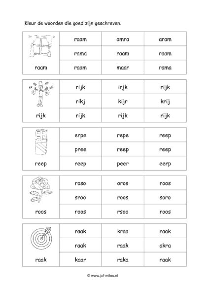 Leren lezen letter r - Afbeelding 5