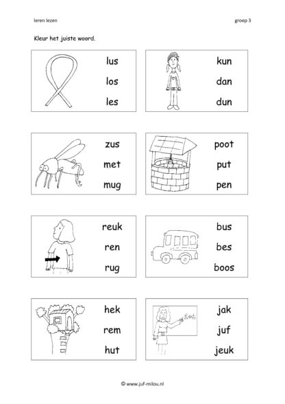 Leren lezen letter u - Afbeelding 5