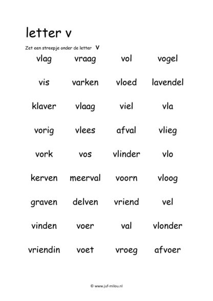 Leren lezen letter v - Afbeelding 4