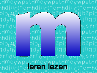 Leren lezen letter m