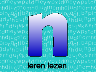 Leren lezen letter n