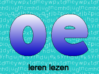 Leren lezen letter oe