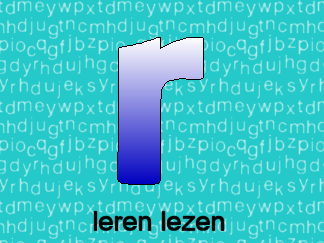 Leren lezen letter r