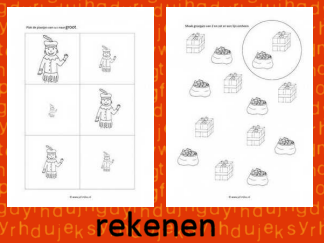 Sinterklaas - 22 Rekenwerkbladen