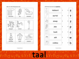 Sinterklaas - 26 Taalwerkbladen