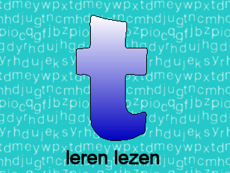 Leren lezen letter t