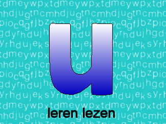 Leren lezen letter u