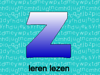Leren lezen letter z