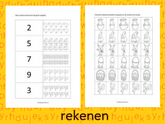 Pasen - 20 Rekenwerkbladen