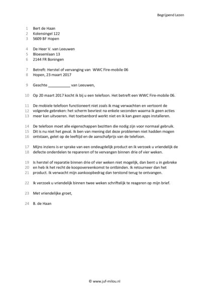 Begrijpend Lezen 1 - Afbeelding 3
