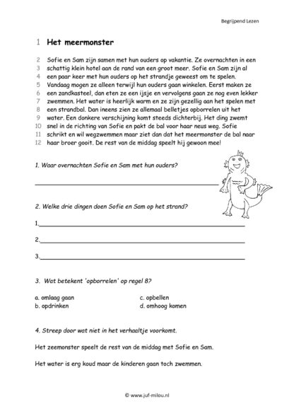 Begrijpend Lezen 3 - Afbeelding 2