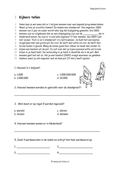Begrijpend Lezen 3 - Afbeelding 4