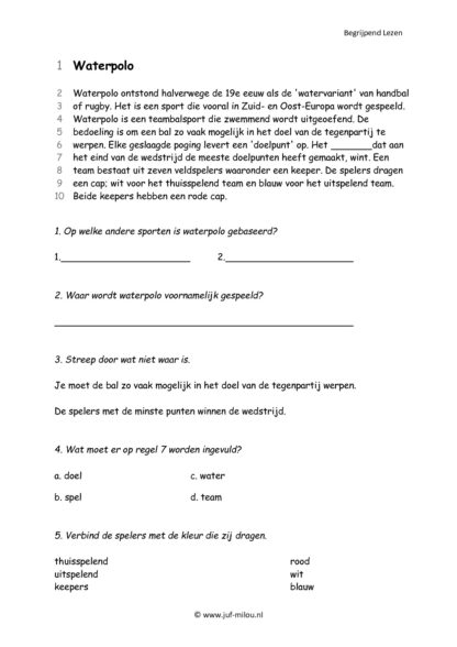 Begrijpend Lezen 6 - Afbeelding 5