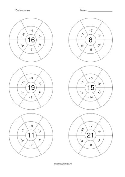 Dartsommen eraf t/m 20 - 6 - Afbeelding 3