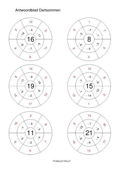 Dartsommen eraf t/m 20 - 6 - Afbeelding 2