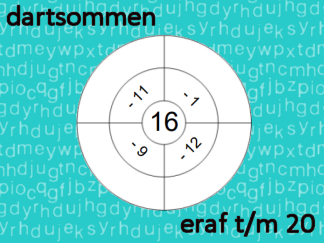 Dartsommen eraf t/m 20 - 4