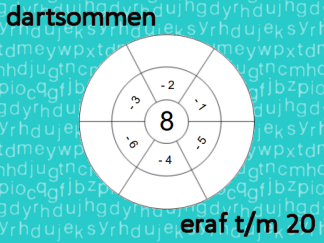 Dartsommen eraf t/m 20 - 6