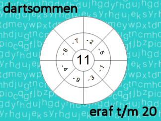 Dartsommen eraf t/m 20 - 8